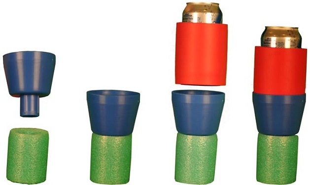 How to use the Drink N Noodle pool noodle, or water tube, drink holder.