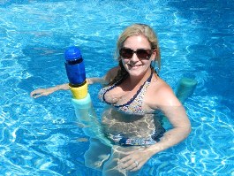 Drink N Noodle Water Tube, Pool Noodle Drink Holder